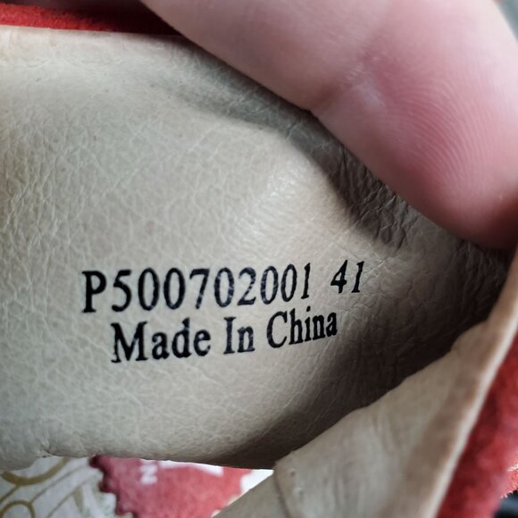 Fly London Shoes Womens EU 41 US 10 Red Suede Yaba Lace Up Booties - Picture 9 of 11